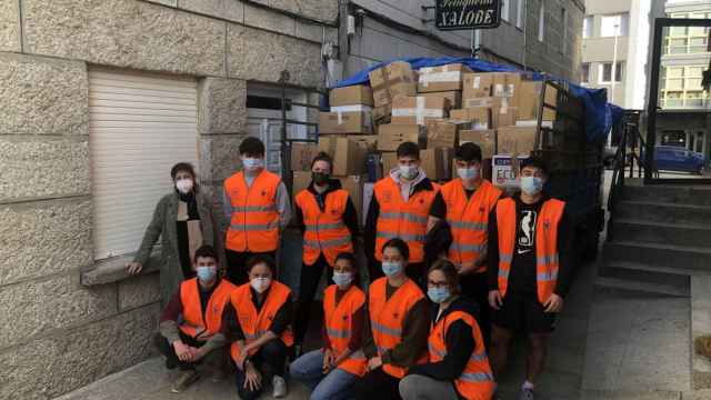Voluntarios de Protección Civil Val Miñor.