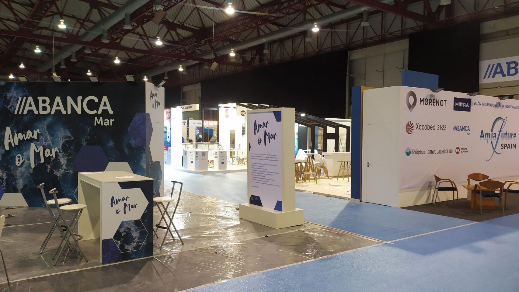 La Feira Internacional de Galicia ABANCA, en Silleda (Pontevedra), preparada para el evento.