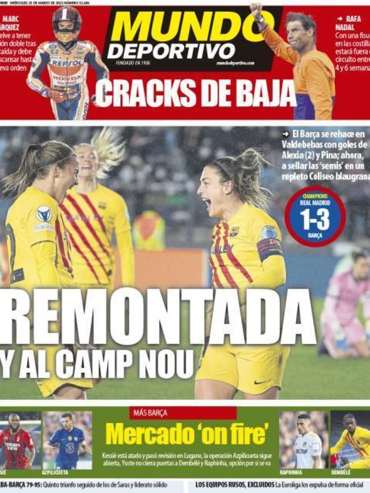 Portada Mundo Deportivo
