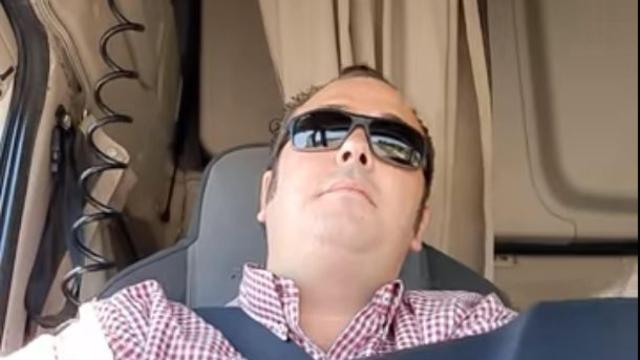 Manuel Hernández, presidente de la Plataforma Por la Defensa  del Sector de Mercancías por Carretera.