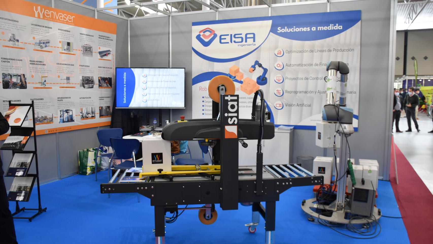 Stand de la empresa Envaser en la Feria Agrovid de Valladolid