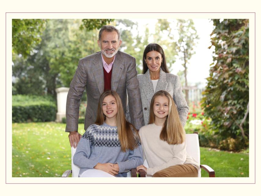 Christmas navideño de la Familia Real: la última imagen de la princesa de Asturias.