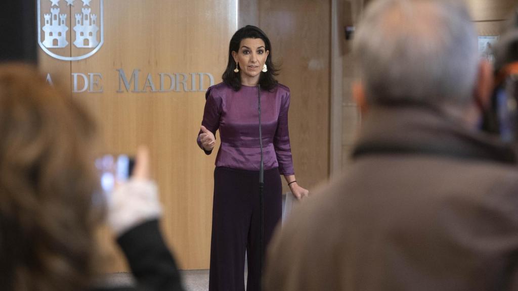 La portavoz de Vox en la Asamblea de Madrid, Rocío Monasterio.