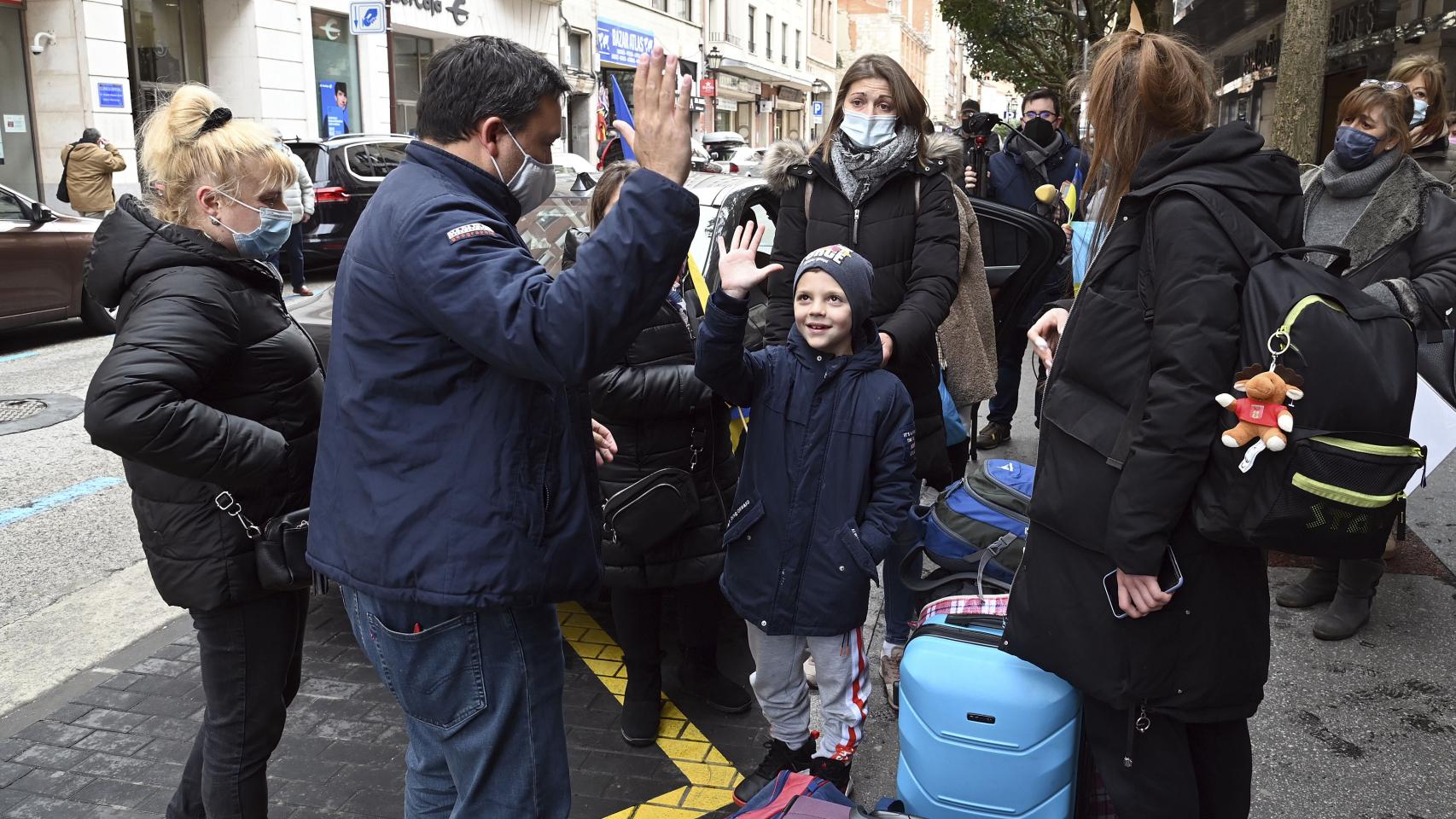Los empresarios leoneses desplazados a Polonia llegan a Burgos con dos familias ucranianas - Foto: Archivo. Ricardo Ordóñez / ICAL.