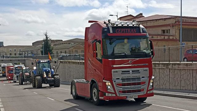Huelga del transporte en Salamanca