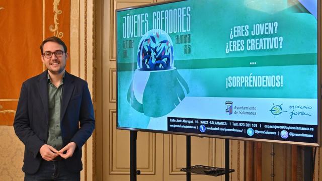 El concejal de Juventud del Ayuntamiento de Salamanca, Ángel Fernández