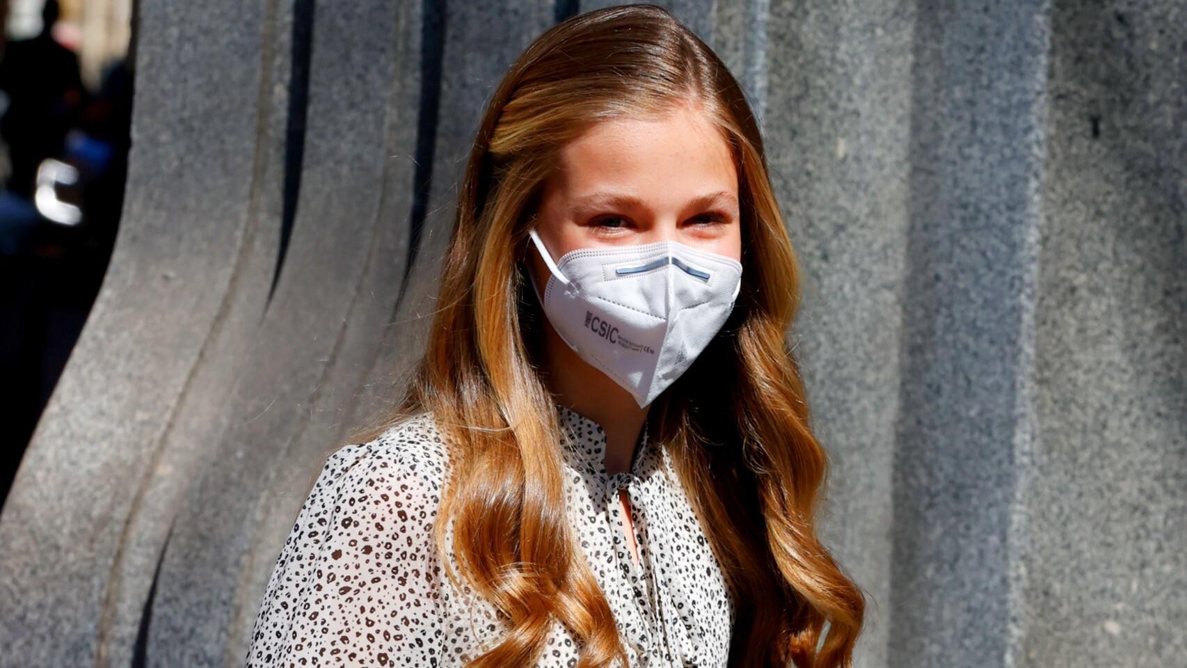 La princesa de Asturias, Leonor de Borbón, en el Instituto Cervantes el 24 de marzo del año pasado.