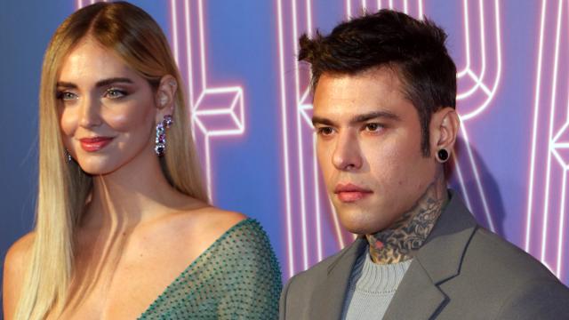 Chiara y Fedez en un evento en diciembre de 2021.