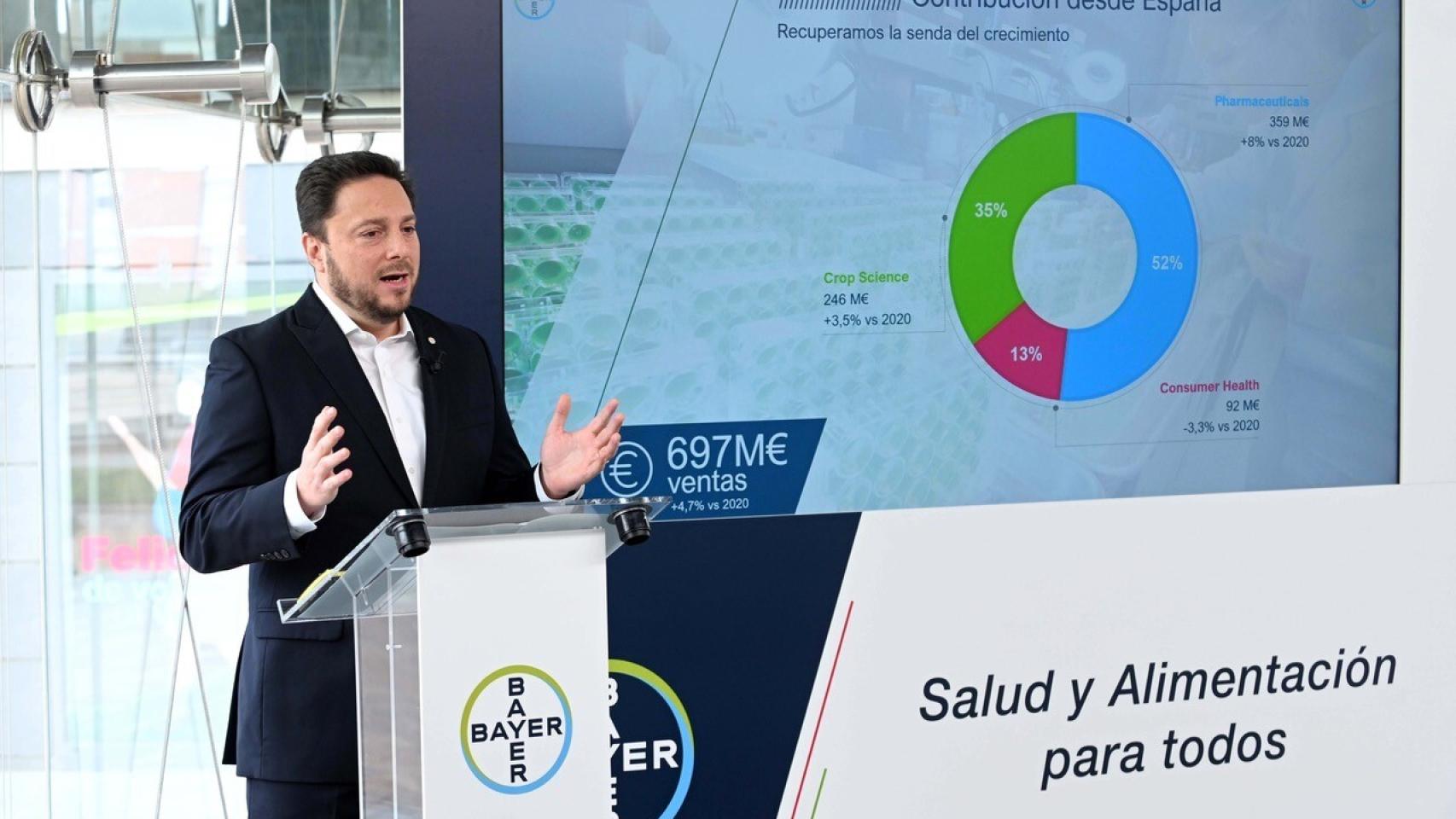 Bernardo Kanahuati, CEO de Bayer en España y Portugal.