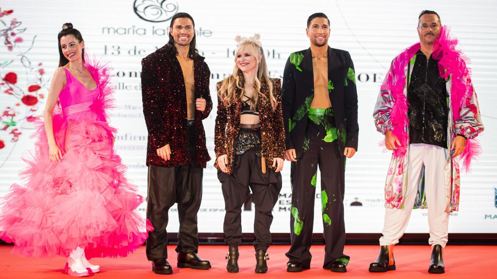 María Lafuente en la MBFW.