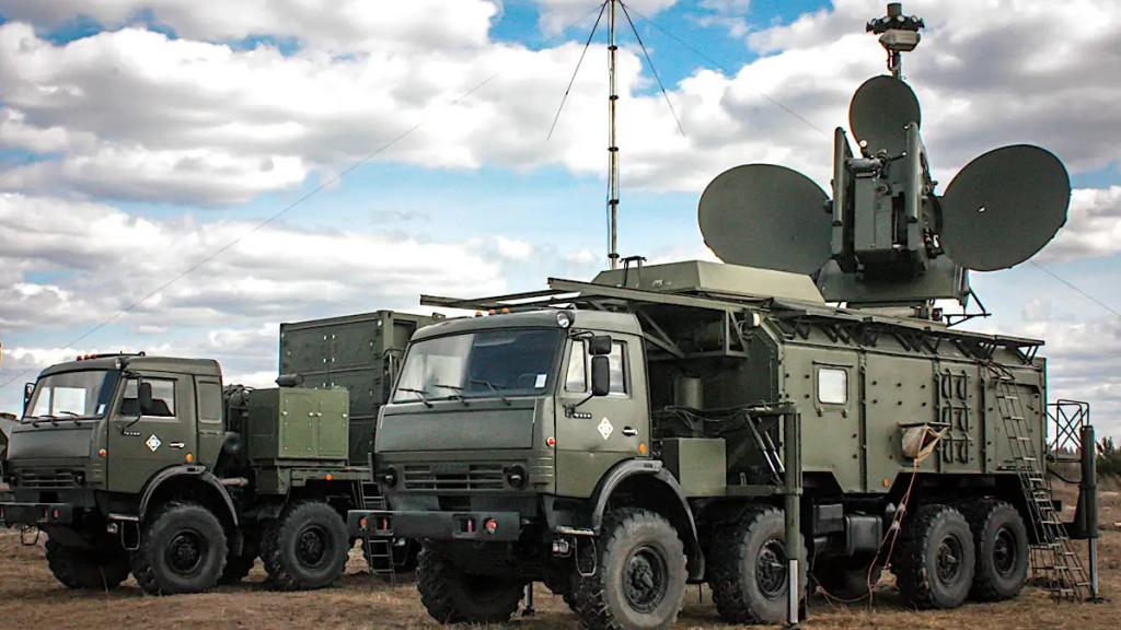 Sistema de guerra electrónico Krasukha-4 de Rusia