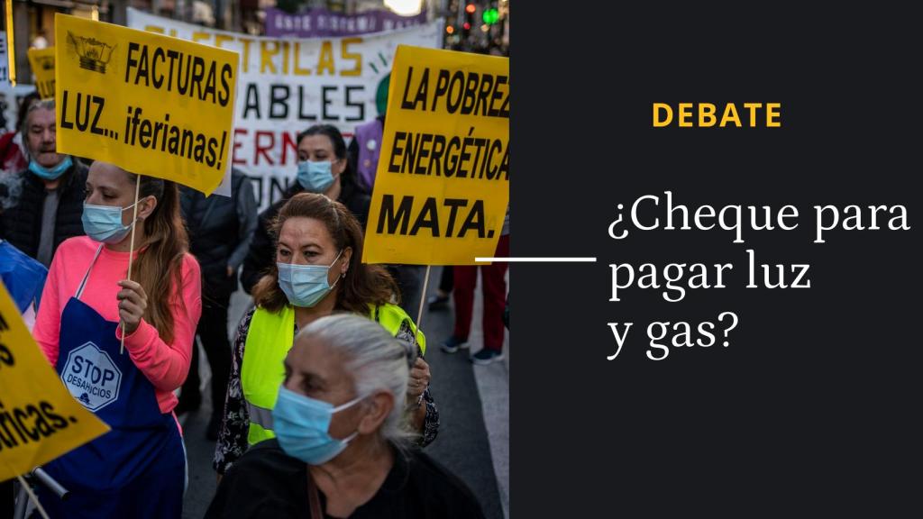 ¿Cheque para pagar luz  y gas?
