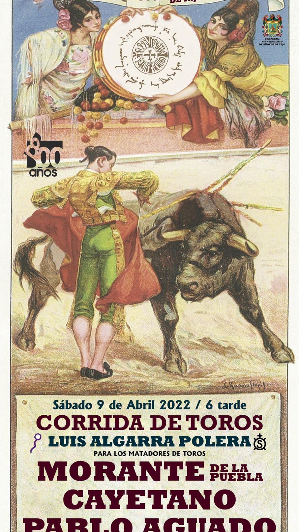 Cartel Taurinos de Añover de Tajo