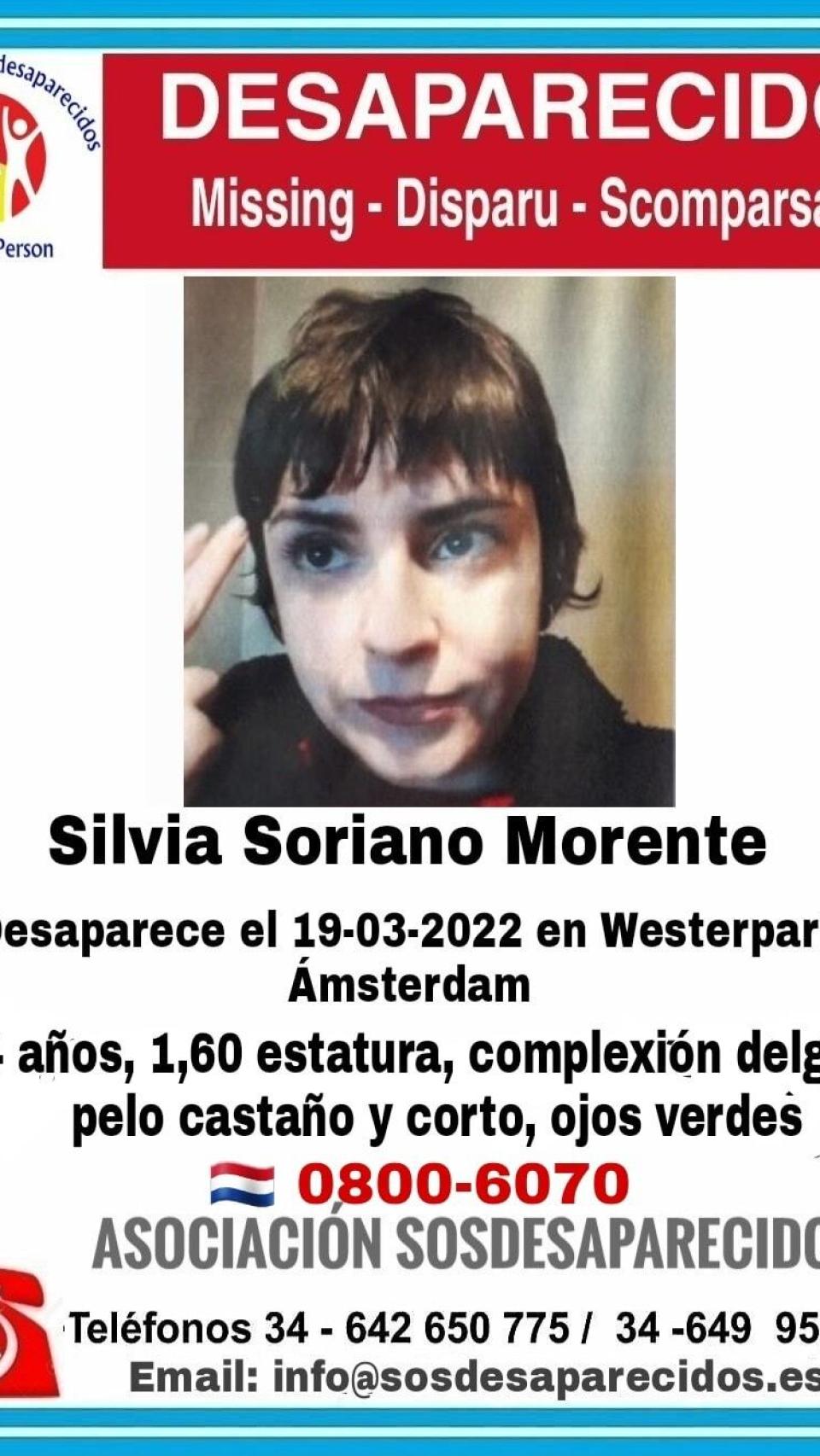 Imagen difundida por SOS Desaparecidos.