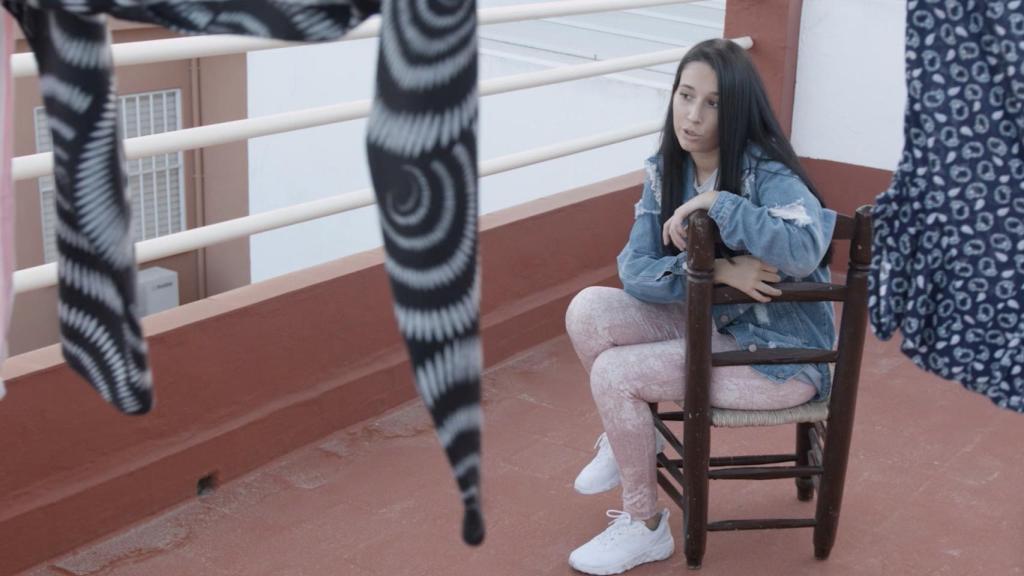 María en un fotograma.