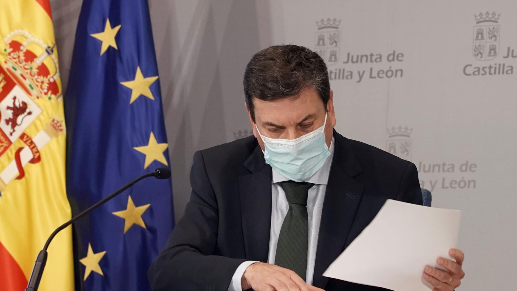 El portavoz de la Junta de Castilla y León, Carlos Fernández Carriedo