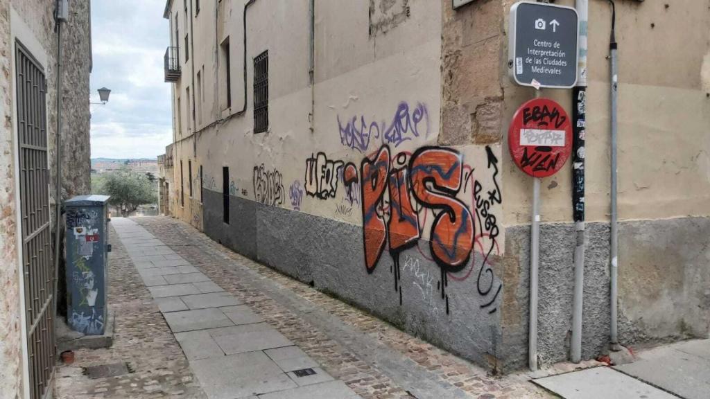 Pintadas en el casco antiguo de Zamora