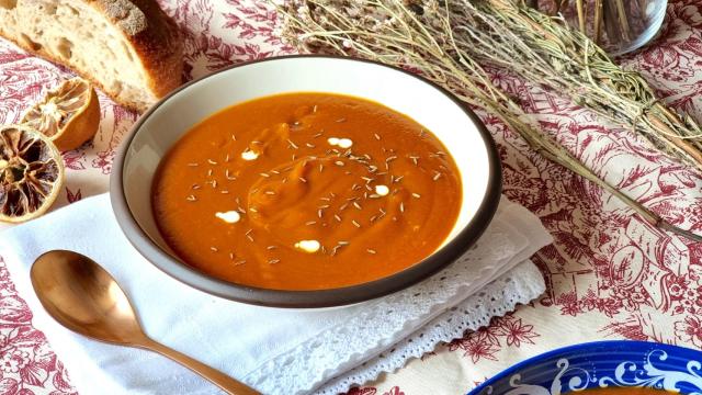 Crema de zanahoria caramelizada, otra forma de preparar tus cremas para aumentar us sabor