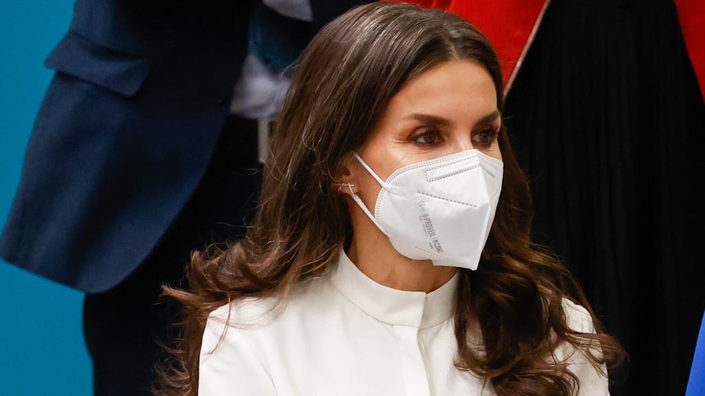 La reina Letizia en la presentación y la proclamación del 'Premio Fundación Princesa de Girona 2022'.