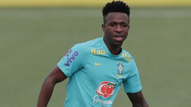 Vinicius, con la selección de Brasil en 2022
