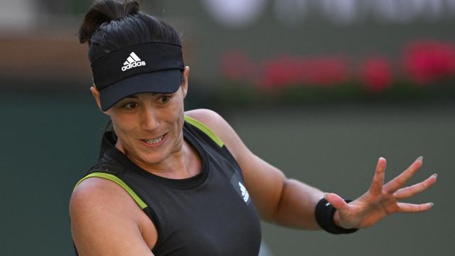 Garbiñe Muguruza, en Indian Wells 2022