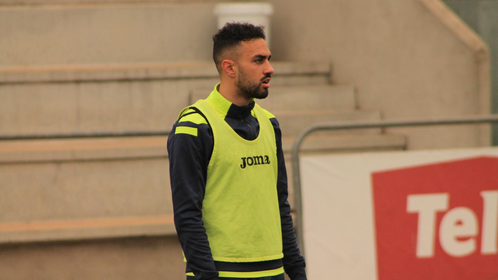 Alberto Bernardo en un entrenamiento. Foto: CD Toledo