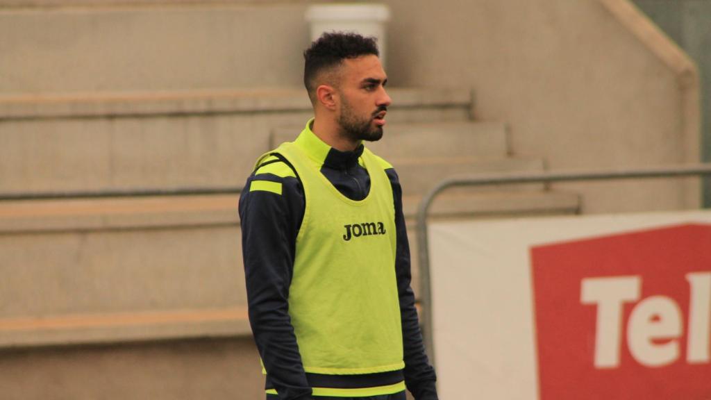 Alberto Bernardo en un entrenamiento. Foto: CD Toledo