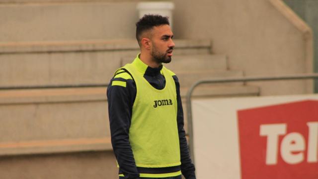 Alberto Bernardo en un entrenamiento. Foto: CD Toledo