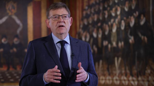 Ximo Puig, en el Palau de la Generalitat Valenciana. EE