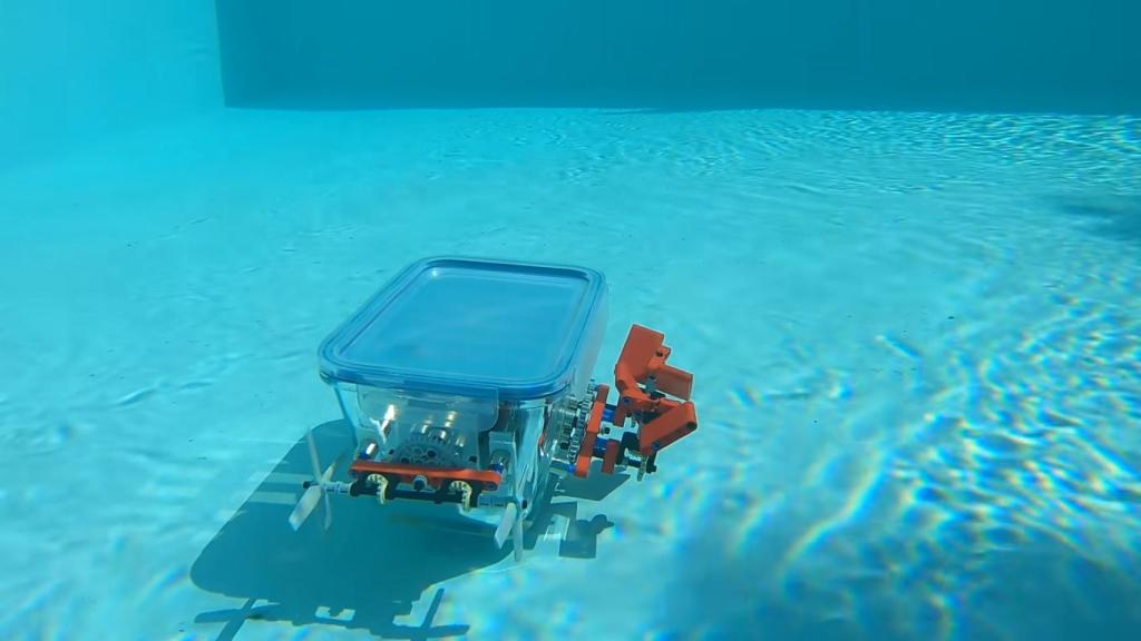 Submarino construido con Lego