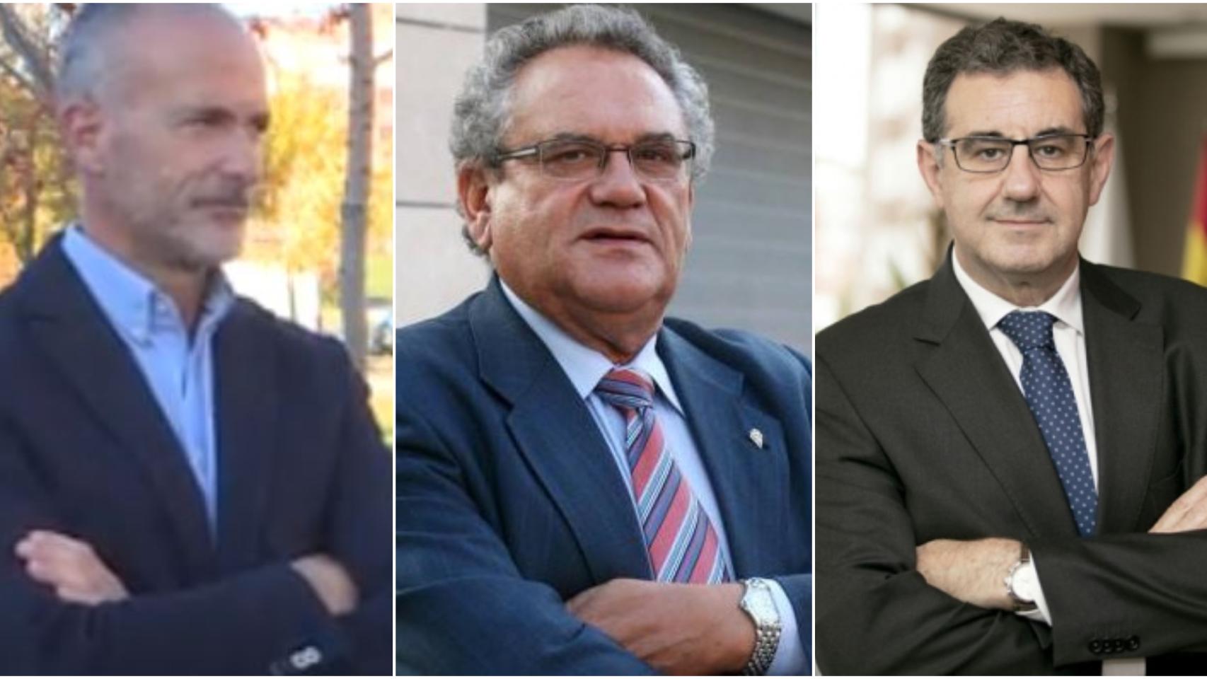 De izquierda a derecha: Juan, Ovidio y Carmelo.