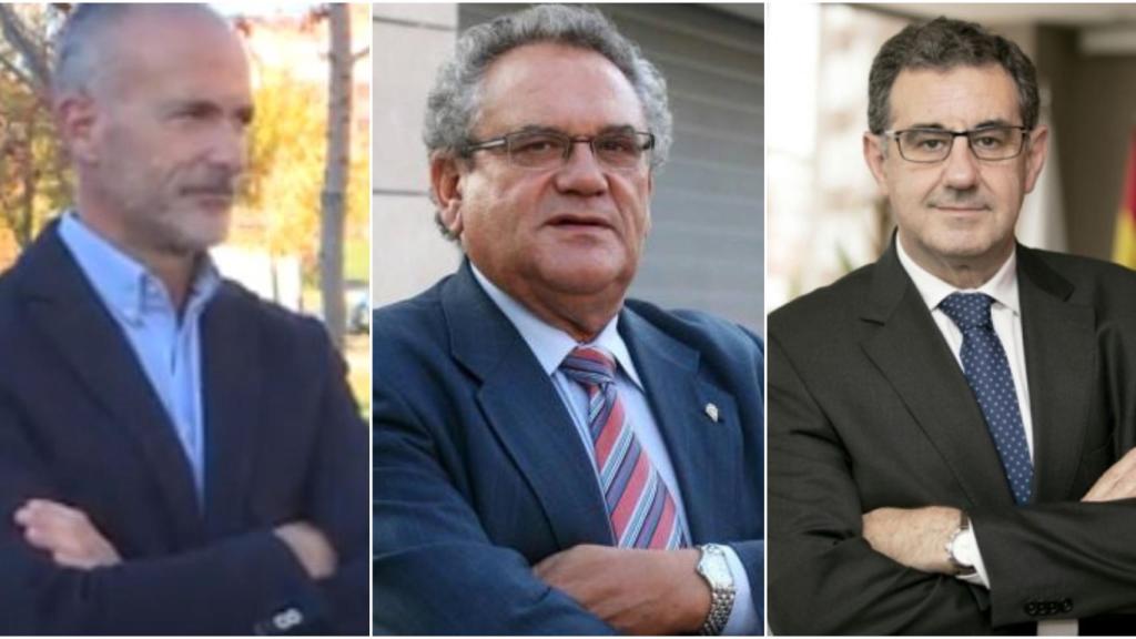 De izquierda a derecha: Juan, Ovidio y Carmelo.