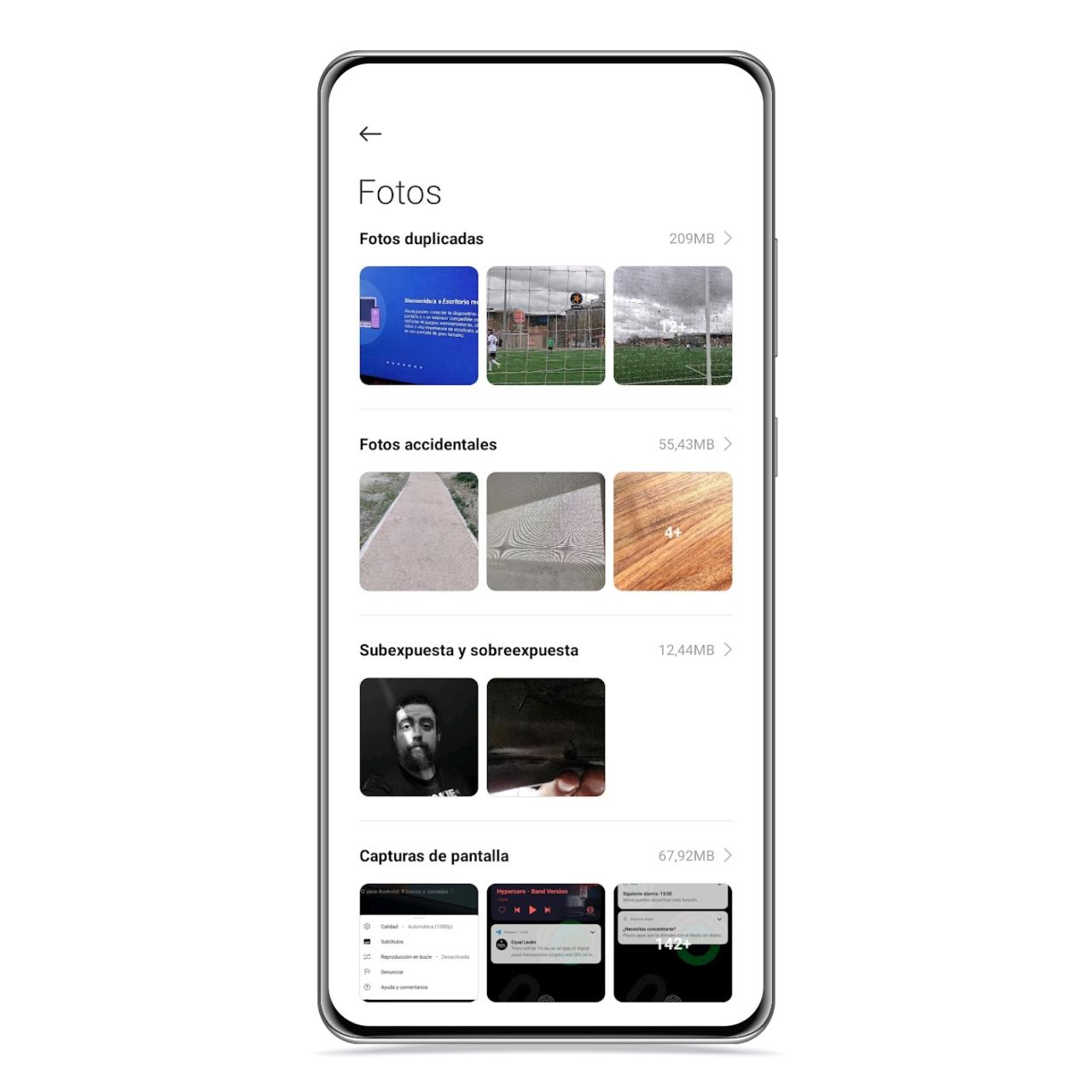 Limpieza de fotos