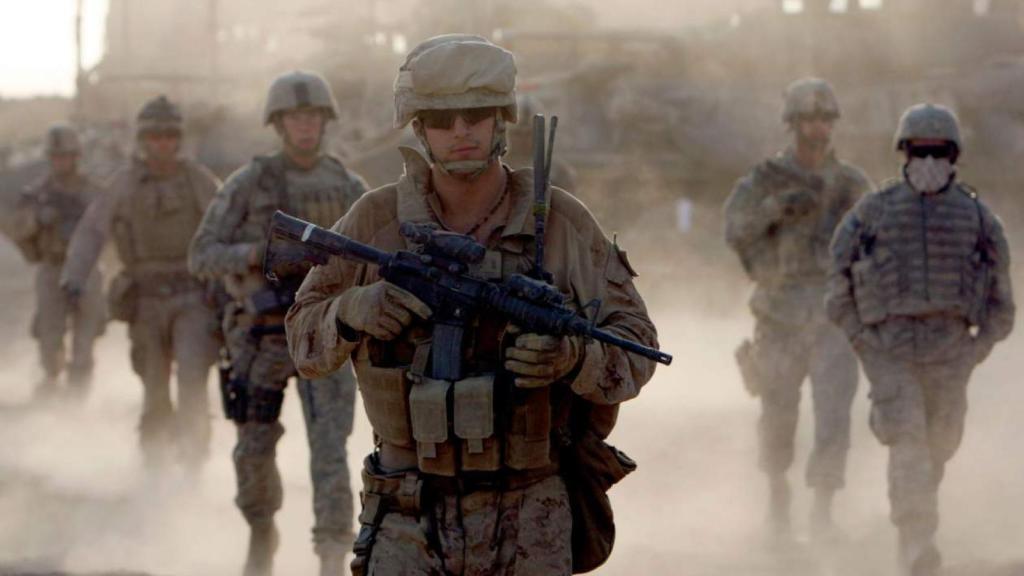 Soldiers of the elite American unit Delta Force.