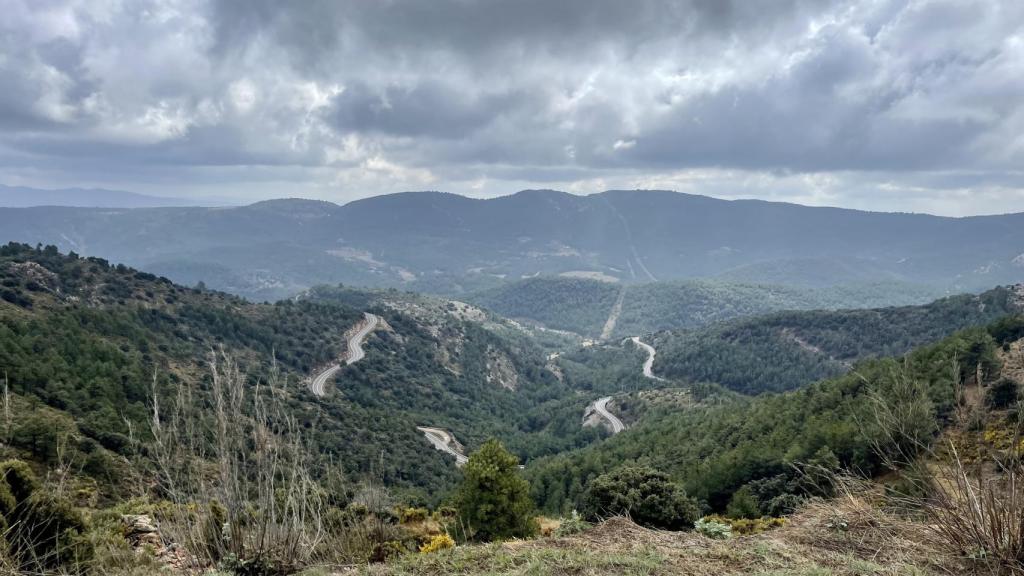 Entorno natural en el que se encuentra la casa de la secta desmantelada.