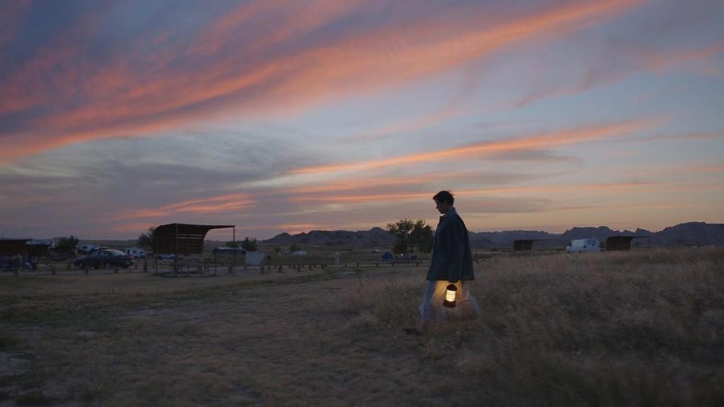 Frances McDormand en un fotograma de 'Nomadland'