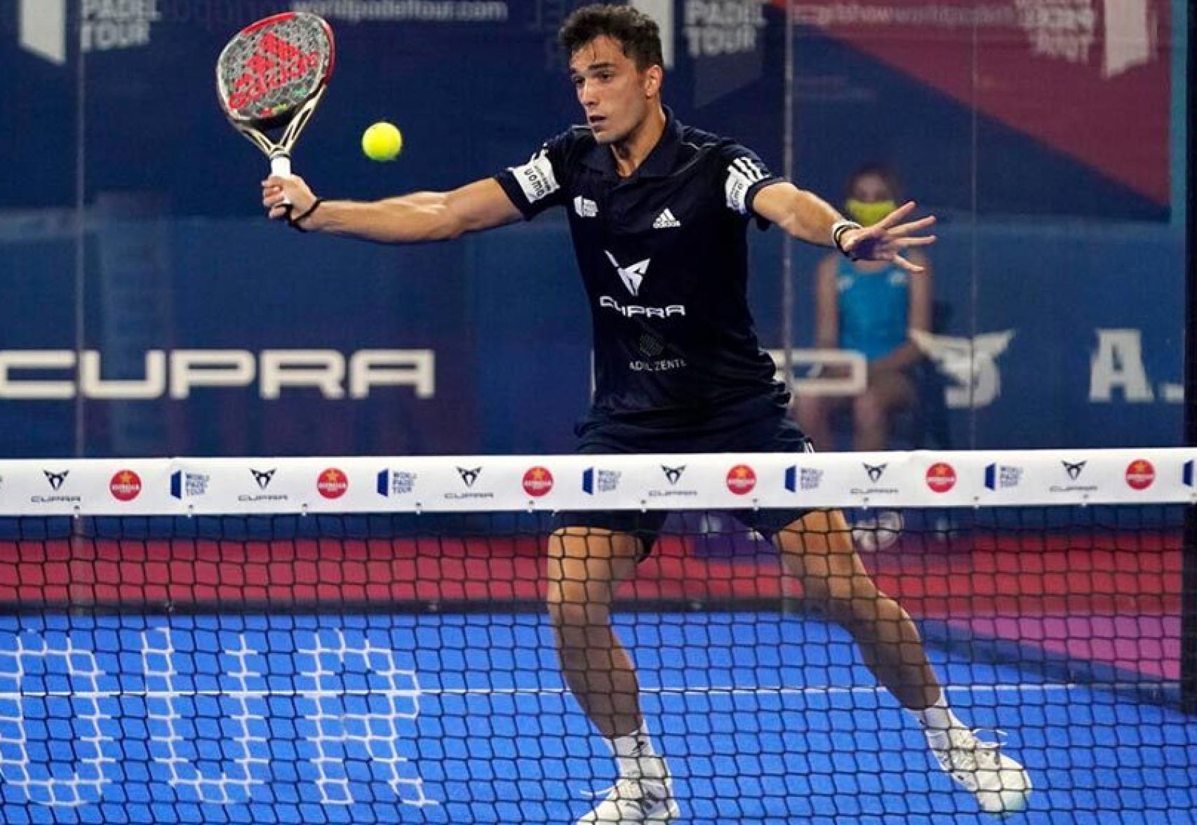 Alejandro Galán, número 1 del mundo, en la competición de Vigo.