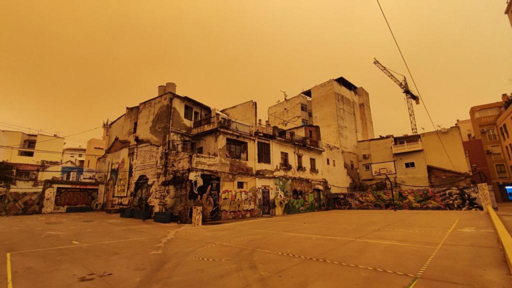 La plaza de la Esperanza de Lagunillas es el epicentro de gran parte de las actividades del barrio.