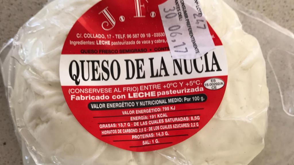 Queso de La Nucía.