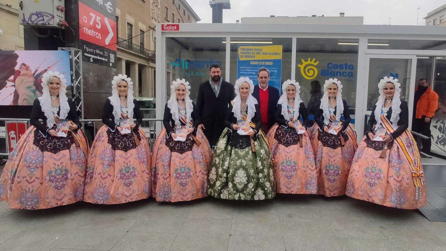 Alicante busca con las Hogueras romper la estacionalidad del turismo de Zaragoza.