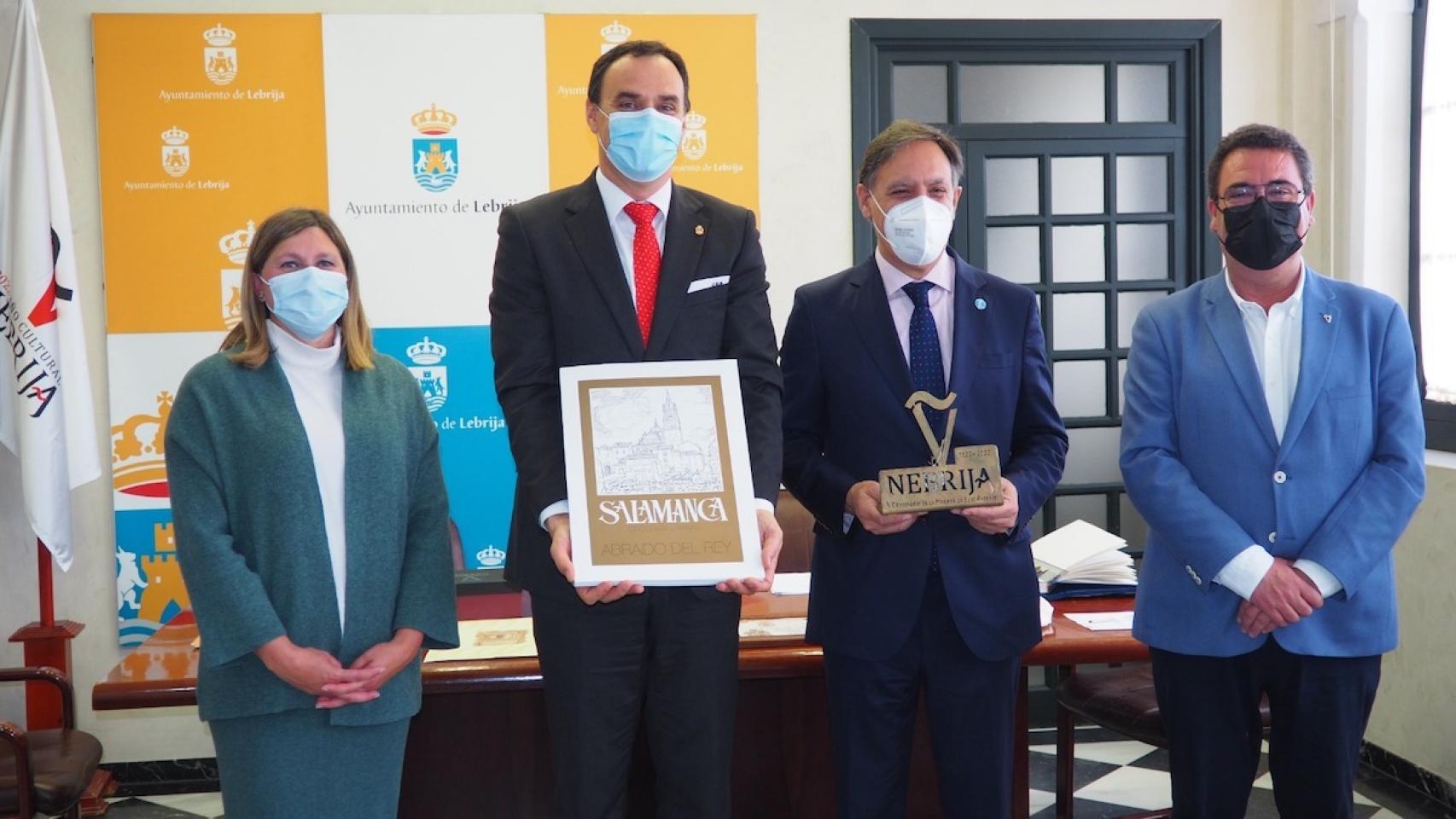 Lebrija y Salamanca afianzan sus relaciones con motivo del Año Cultural Nebrija