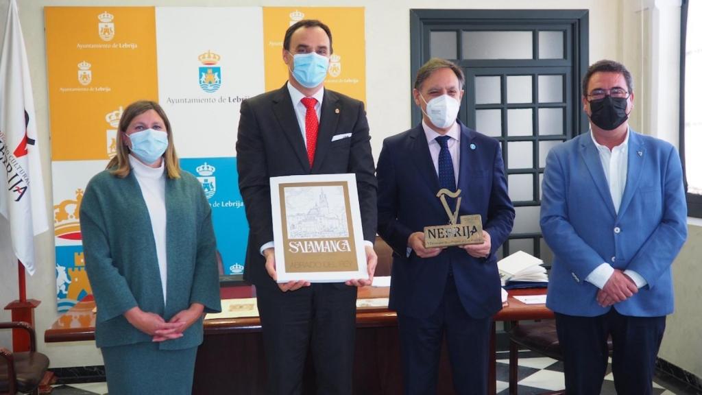 Lebrija y Salamanca afianzan sus relaciones con motivo del Año Cultural Nebrija