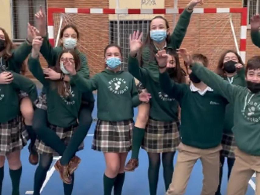 Alumnos del Colegio Teresianas de Valladolid
