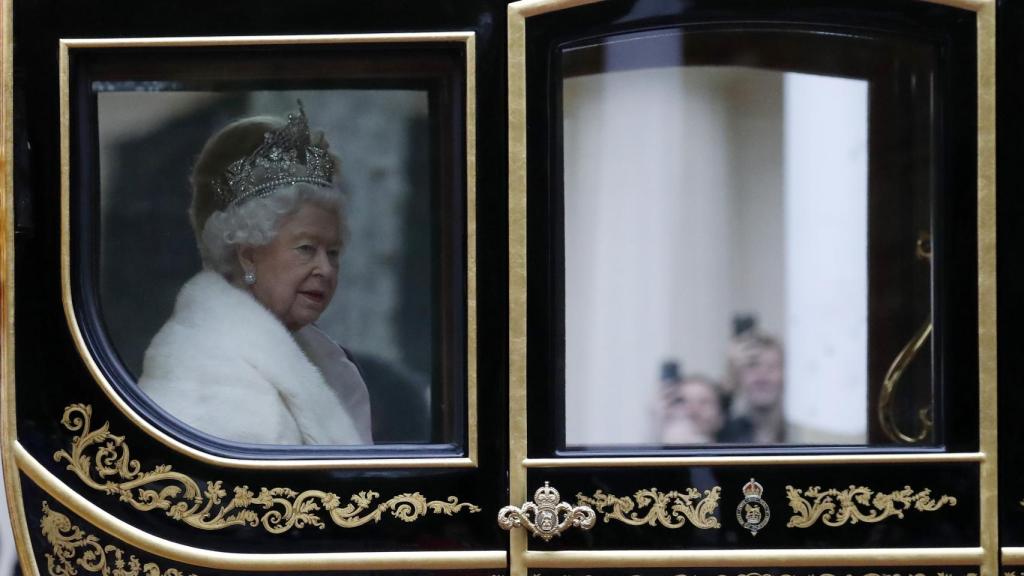 Isabel II en la apertura del Parlamento 2019.
