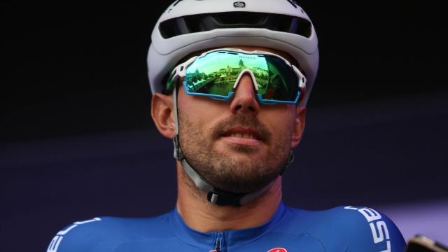 Sonny Colbrelli con el maillot de la selección italiana