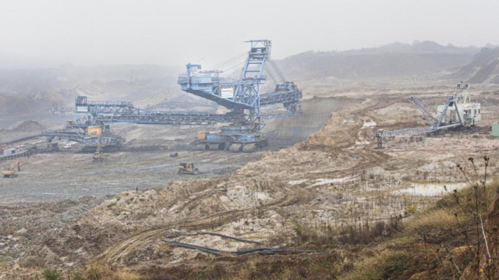 'Untitled, a bucket wheel excavator in Kolubarado', 2021