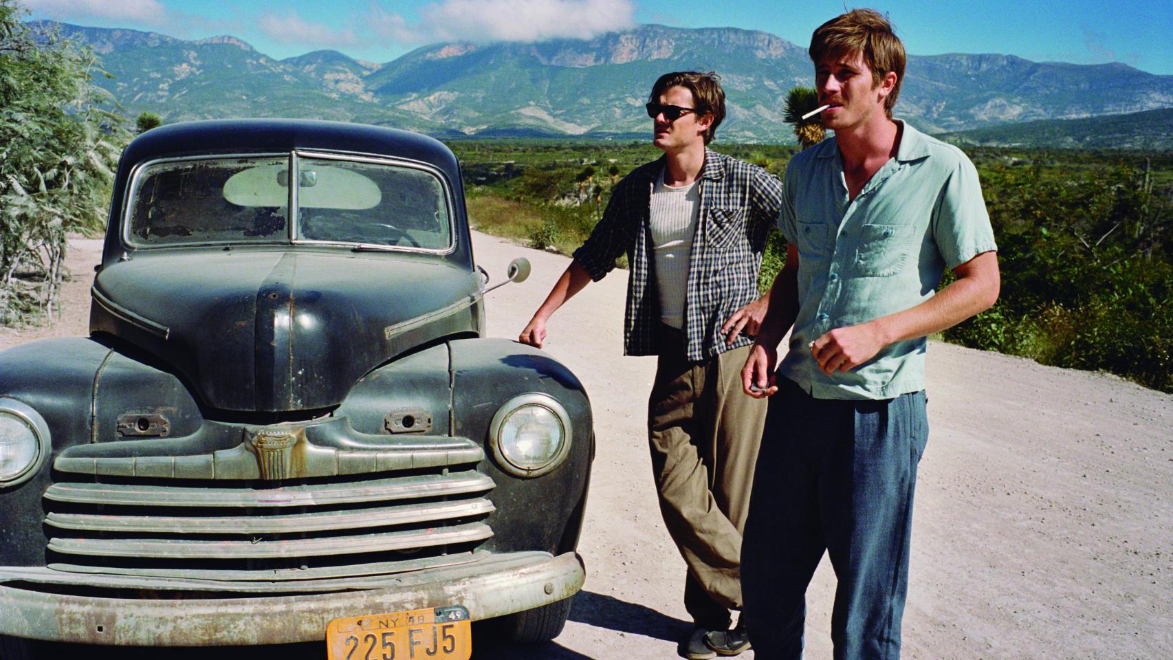 Garret Hedlum y Sam Riley, en un fotograma de 'On the road', de Walter Salles (2012)