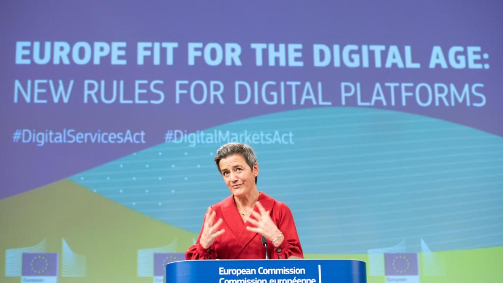 La vicepresidenta de la Comisión y responsable de Competencia, Margrethe Vestager.