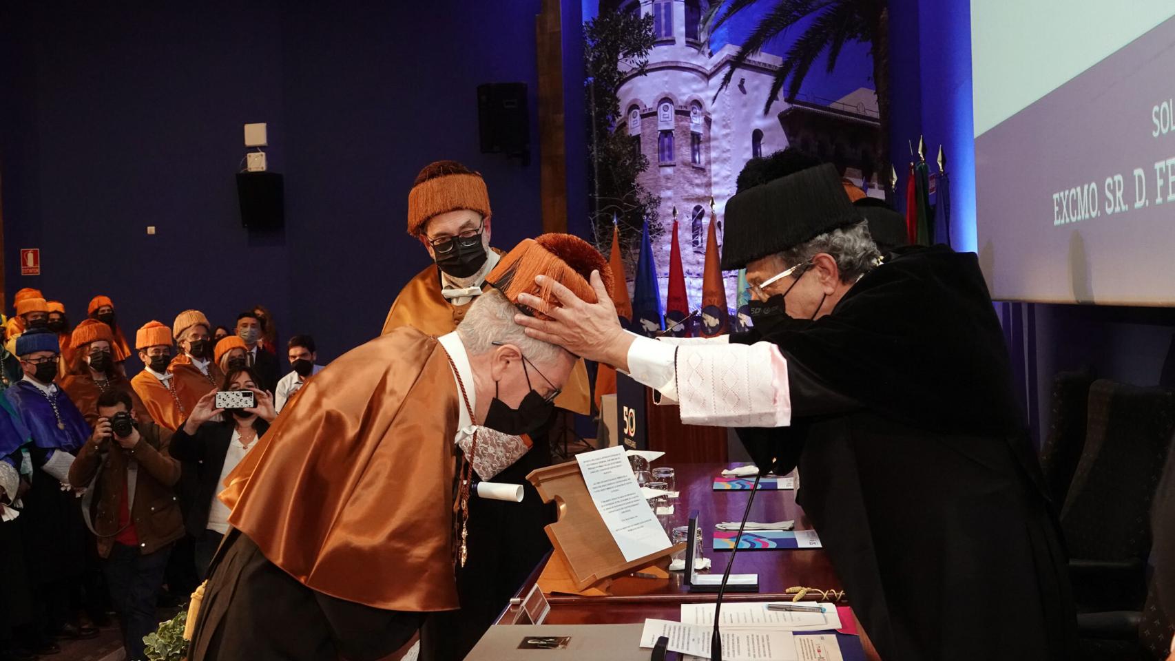 Felipe Romera, doctor 'honoris causa'.