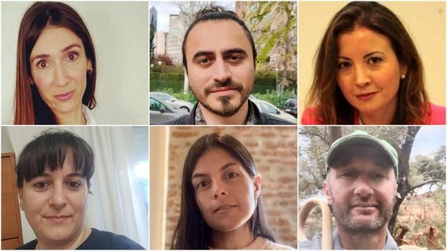 Sheila Justo, Lorenzo Ilie, Ana Ercoreca, Gema Rodríguez, Laura Aguirre y Antonio Rodríguez.